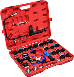 vidaXL Tool Set 28pcs Universal Cooling Circuit Leakage Testing Kit