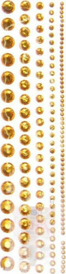 Next Decorative Sticker for DIY Crafts Gold 130pcs