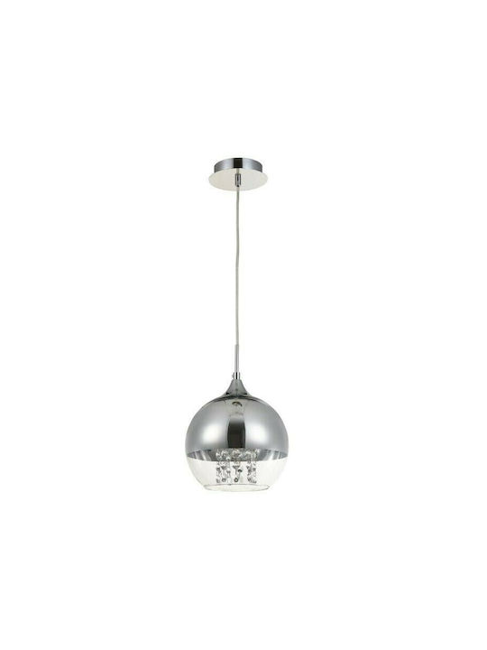 Maytoni Fermi Pendant Light Single-Light for Socket E27 Silver