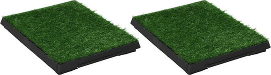 vidaXL Dog Training Toilet 63x50cm 2pcs