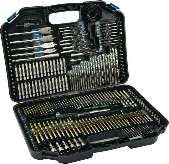 Bormann BHT1390 Feather Drill in Casetina for Metal, Wood and Masonry