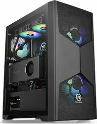 Thermaltake Commander G31 TG ARGB Gaming Midi Tower Κουτί Υπολογιστή με Πλαϊνό Παράθυρο Μαύρο