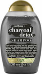 OGX Purifying + Charcoal Detox Shampoos Wiederaufbau/Ernährung für Alle Haartypen 1x385ml