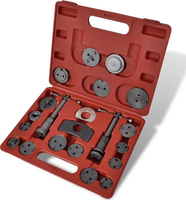 vidaXL Brake Tool 21pcs Brake Caliper Piston Reset Tool Set