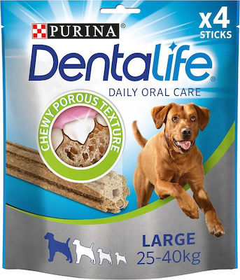 Purina Dentalife Dental Stick Dog for Large Breeds Για Μεγαλόσωμες Φυλές 4 Sticks 142gr