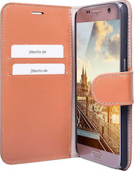 JT Berlin Книга Кафяв (Galaxy S7)