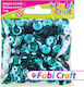 Fabi Plastic Craft Sequin Blue Round Blue Beads 6mm 14gr 14gr