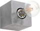 Sollux Abel Modern Lamp Wall Silver 10x13x13cm