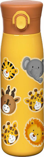 Sigikid Kids Water Bottle Thermos Stainless Steel Orange 420ml
