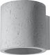 Sollux Orbis Modern Lamp Wall with Socket G9 Gray 13x13x13cm