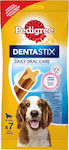 Pedigree Dentastix Zahnpflege Stick Hund für Mittlere Rassen mit Geschmack Huhn 180gr