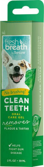 Tropiclean Fresh Breath Clean Teeth Oral Care Gel Gel για Σκύλους κατά της Πέτρας & Πλάκας 59ml