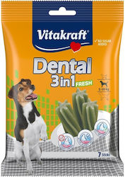Vitakraft Dental 3in1 Fresh για Πέτρα & Πλάκα 120gr 7τμχ Vitakraft Dental 3in1 Fresh για Πέτρα & Πλάκα 120gr 7τμχ