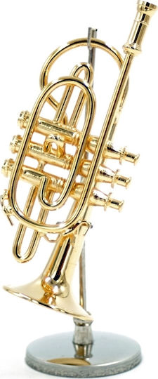 SP Souliotis Miniatură Decorativă Instrument Muzical Metalic 3.5x3.5x8.5cm