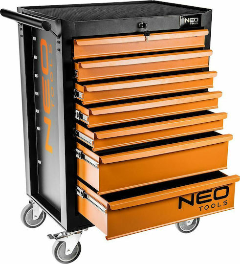 Neo Tools На колела Метал Скрин с 7 чекмеджета Ш68xД46xВ103см.