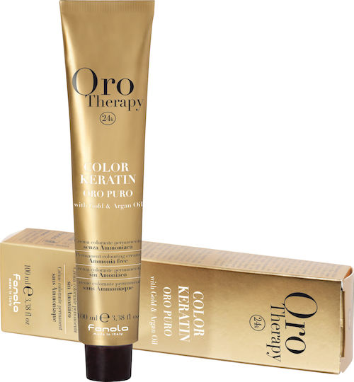 Fanola Oro Puro Hair Coloring Cream Βαφή Μαλλιών Χωρίς Αμμωνία 9.0 Ξανθό Πολύ Ανοιχτό 100ml