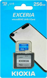 Kioxia EXCERIA microSDXC 256GB Class 10 U1 UHS-I with Adapter