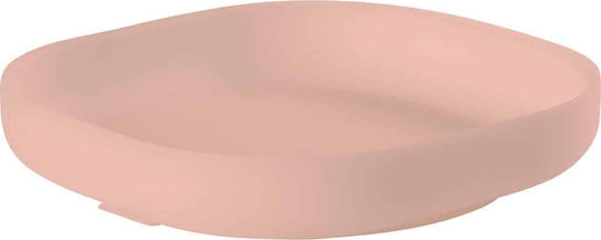Beaba Baby Food Plate made of Silicone Pink