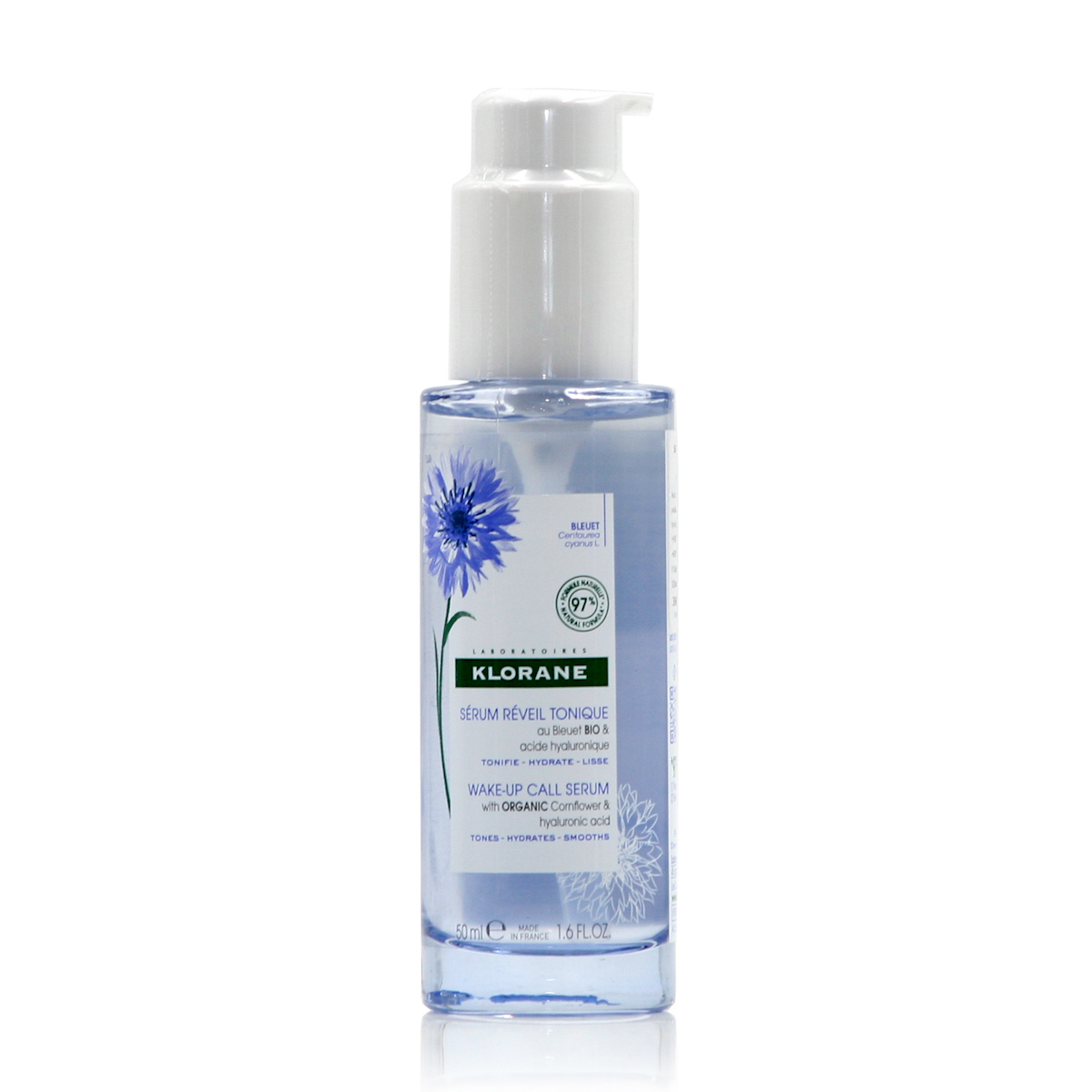 Klorane Wake Up Call Serum With Organic Cornflower & Hyaluronic Acid