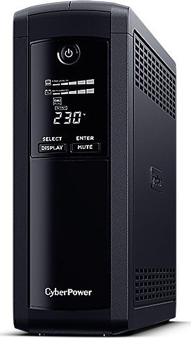 CyberPower VP1200EILCD UPS Line-Interactive 1200VA 720W with 8 IEC Power Plugs