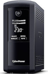 CyberPower VP700EILCD UPS Line-Interactive 700VA 390W with 6 IEC Power Plugs