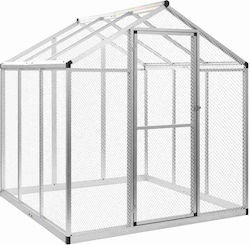 vidaXL 45219 Κλουβί για Πτηνά από Αλουμίνιο 183x178x194εκ.