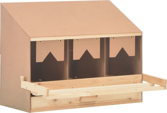 vidaXL Wooden Nesting Box for Hens 170653 72x33x54cm
