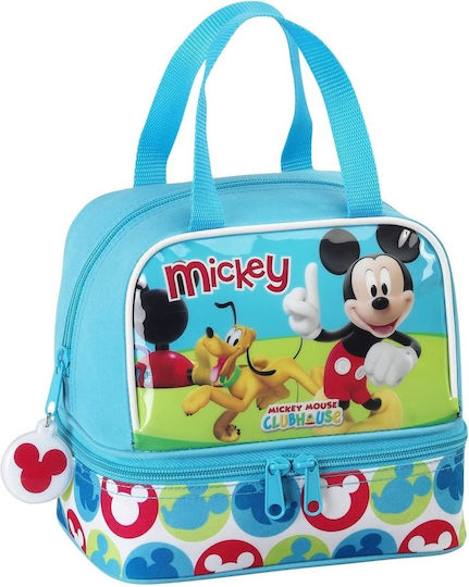 Safta Mickey School Hand Lunch Bag 6lt Light Blue Mickey 20 x 15 x 20cm
