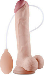 Lovetoy Realistisches Dildo mit Hoden, Saugnapf und Ejakulationsfunktion Flesh 23cm