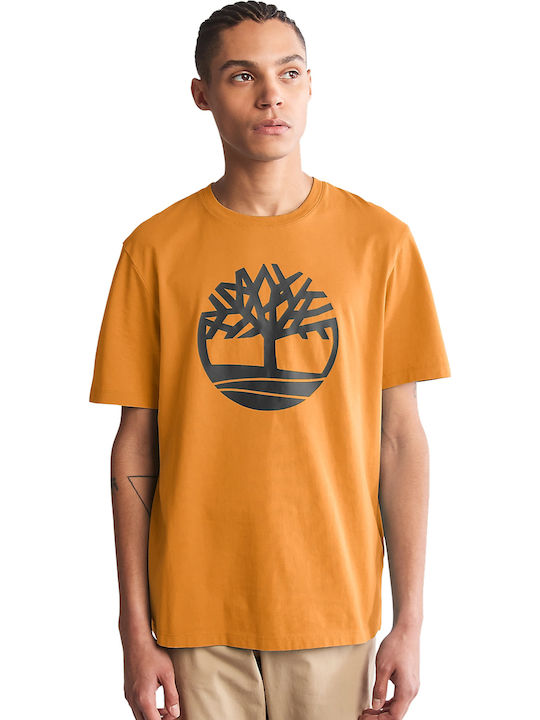 Timberland Brand Tree Tricou Muștar