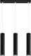 Sollux Lagos 3 Pendant Light Three-Light for Socket GU10 Black