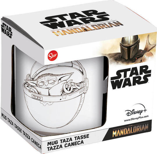 Stor Star Wars: The Mandalorian - The Child Sleeping Чаша Керамично Бяла 325мл