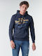 Jack & Jones Men's Sweatshirt with Hood and Pockets Navy Blazer