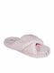 Mitsuko Women's Slipper with Fur In Pink Colour