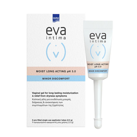 InterMed Eva Intima Moist Long Acting pH 3 Gel Hydration & Lubrication for the Intimate Area 9 x 2ml