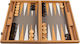 Manopoulos Leatherette Backgammon Wooden Case with Pawns 60x60cm BDE1OST