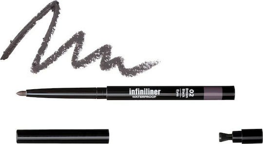 Mon Reve Infiliner Eye Gel Pencil Soft Eye Pencil 02 Brown Black
