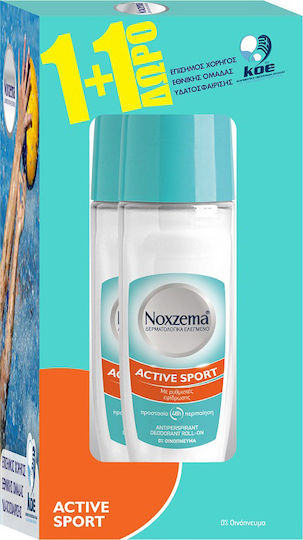 Noxzema Active Sport Αποσμητικό 48h σε Roll-On 2x50ml