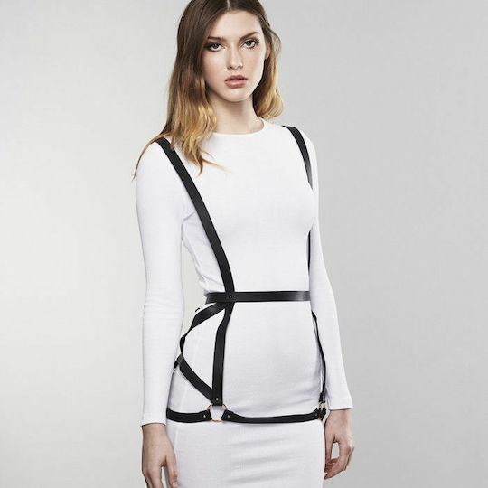 Bijoux Indiscrets Maze Pfeil Kleid Halsband Halsband Schwarz