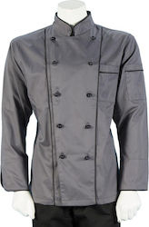 Fabrik Coat Chef Unisex Gray with Long Sleeve