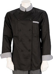 Fabrik Coat Chef Unisex Black with Long Sleeve MARK711