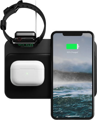 Nomad AW V3 Qi Ασύρματη Βάση Φόρτισης 3x10W με Apple Watch Series Dock και Mαγνητική Διάταξη
