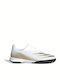 X Ghosted.3 Turf Kids Soccer Cleats Cloud White / Met.gold Melange / Core Black