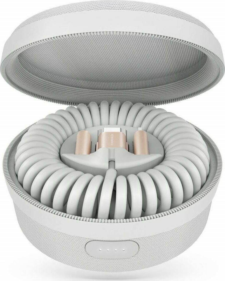 Vonmählen Spiral USB to Lightning / TypeC / micro USB Cable Μαύρο 0.5m (R014P0005) Skroutz.gr