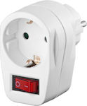 Goobay Single Socket White