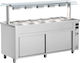 Inomak Beheizte Ausstellungsvitrine Ben Mari mit 5 Plätzen für Gastronomen und Leistung 5100W B179.5 x T70 x H131.5 cm