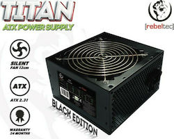 Rebeltec Titan 400W Negru Sursă de Alimentare Calculator Complet cu fir