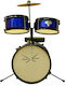 Super Drum Super Drum TD024 Junior Drum Set Blue