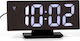 Ψηφιακό Ρολόι Επιτραπέζιο με Ξυπνητήρι DS-3618L Black
