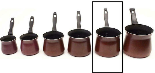 Max Home Μπρίκι Αλουμινίου Νο 5 Κόκκινο 300ml